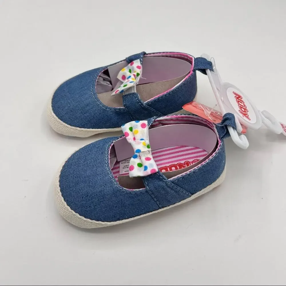 Nuby Infant Boy Baby Shoes Sz 6-12M